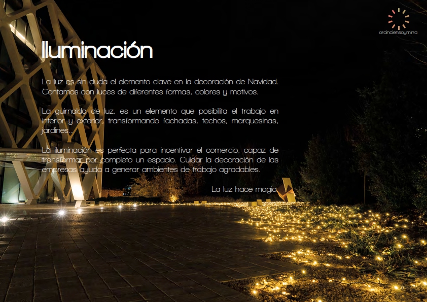 Iluminación de Oroinciensoymirra